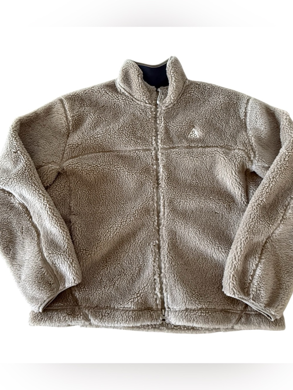 Nike ACG Canwell Glacier THERMA-FIT Jacket Biege Sherpa FV8653-247 Men's Medium